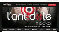 Desktop Screenshot of lantidote.com